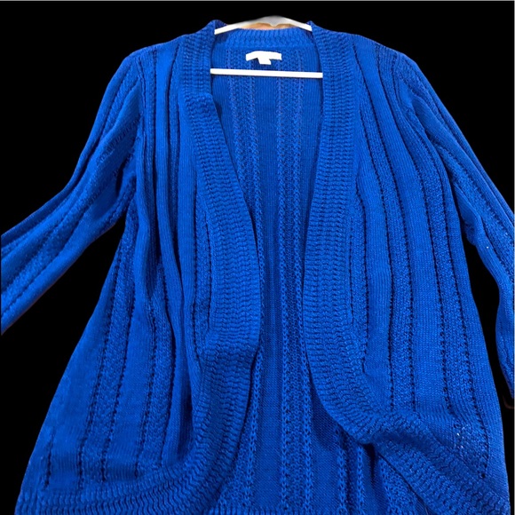 Dana Buchman Sweaters - Beautiful Sapphire Blue Sweater